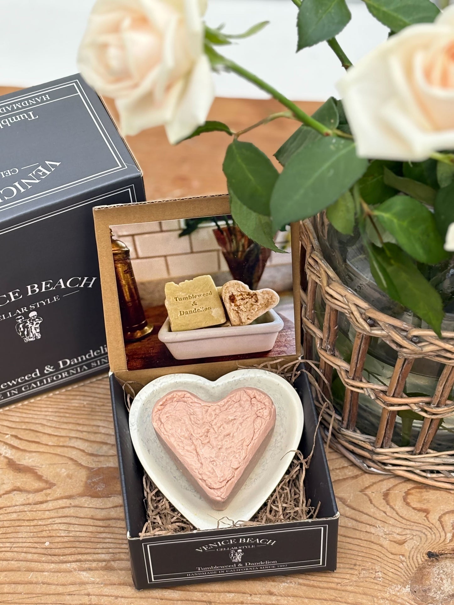 Rose Clay Heart Soap