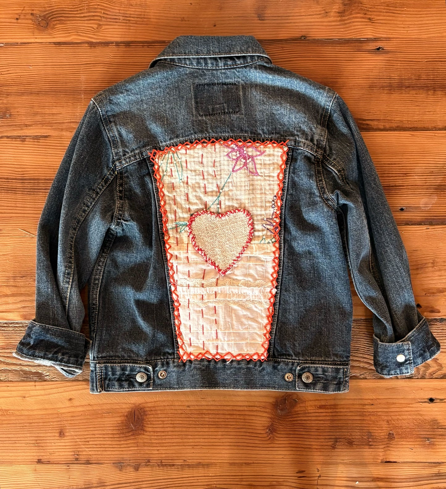 Kid's Hand Stitched Denim Jackets