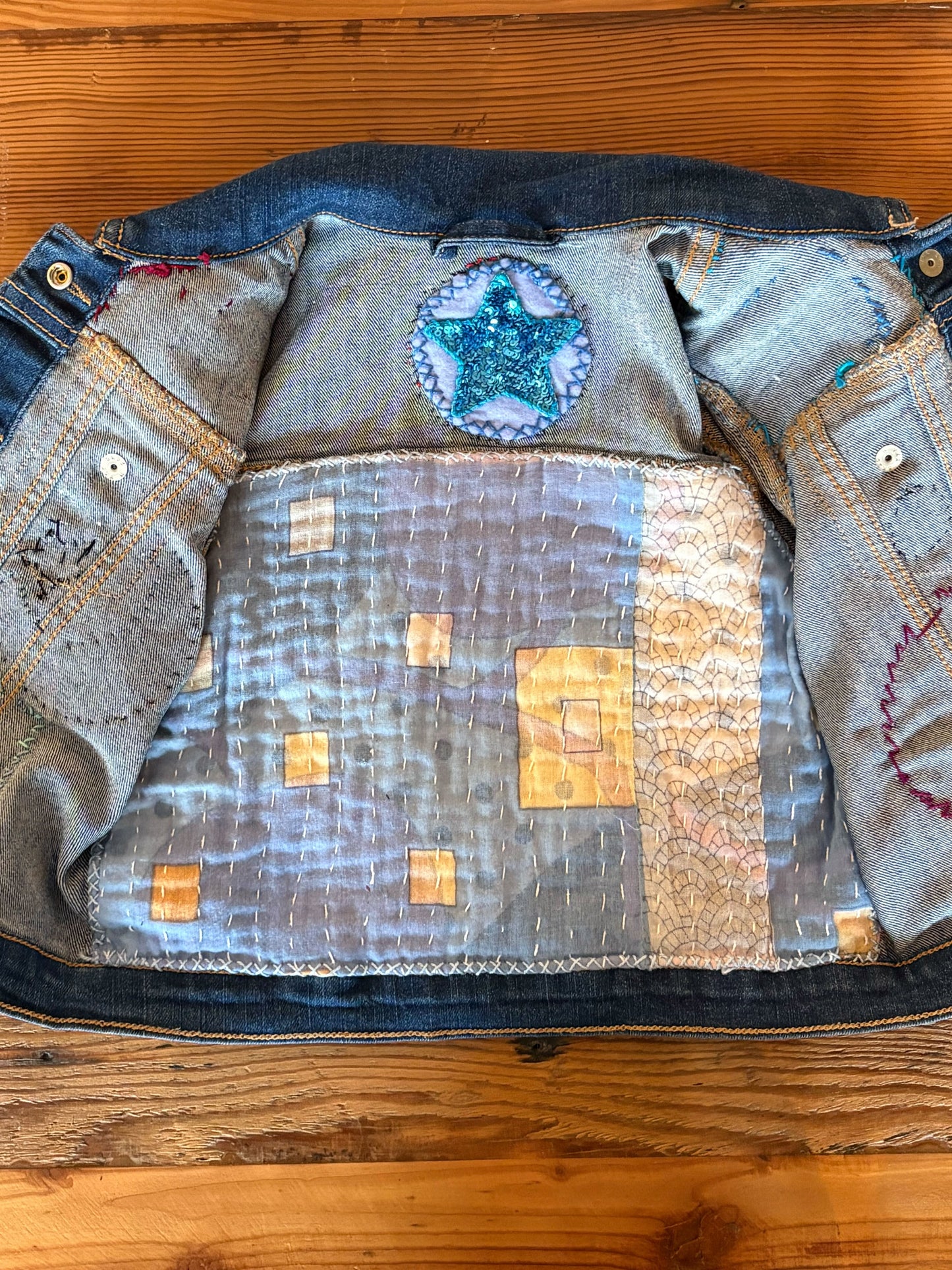 Kid's Hand Stitched Denim Jacket-Special Edition #2