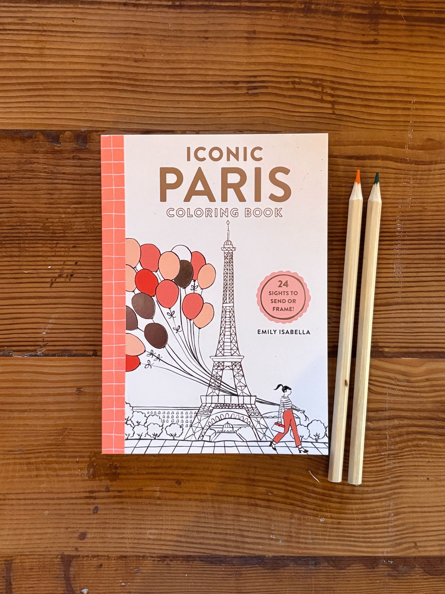 Iconic Paris Coloring Book