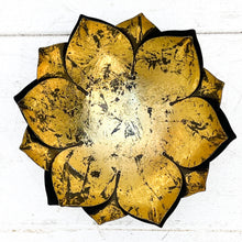 Load image into Gallery viewer, Metal Lotus Candle Bowl