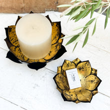 Load image into Gallery viewer, Metal Lotus Candle Bowl