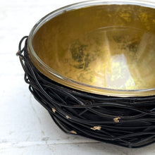 Load image into Gallery viewer, Metal Bird&#39;s Nest Bowl
