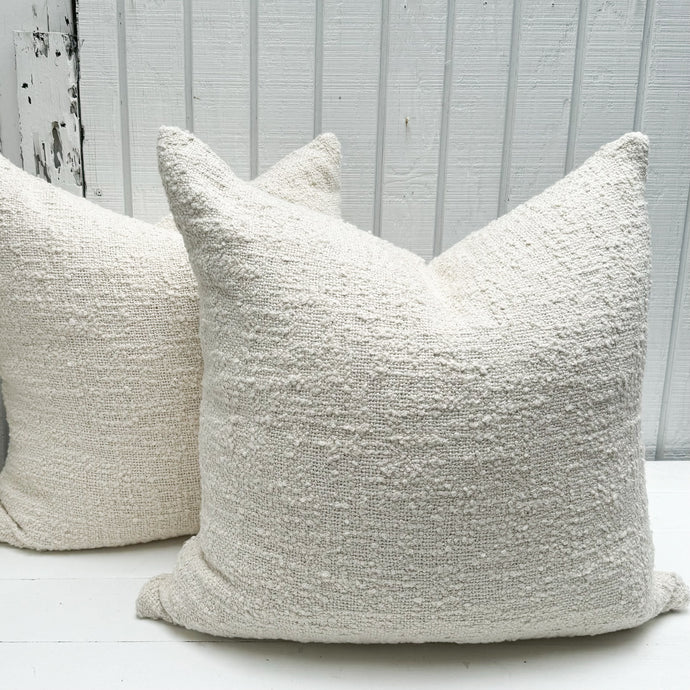 Cozy Boucle Pillow-Ivory