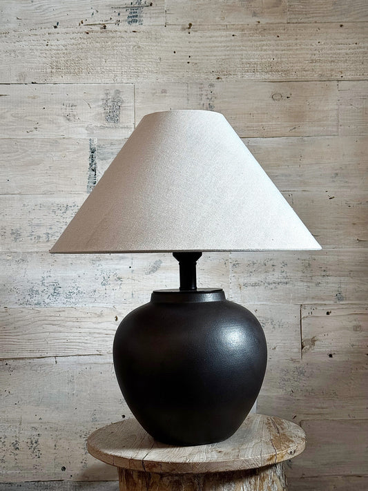 Black Ceramic Lamp