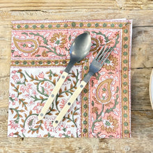 Load image into Gallery viewer, Poonam Pink Napkin