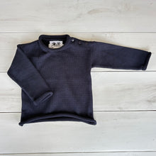 Load image into Gallery viewer, Navy Rollneck Kid&#39;s Pullover Sweater