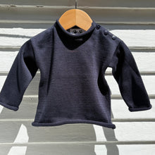 Load image into Gallery viewer, Navy Rollneck Kid&#39;s Pullover Sweater