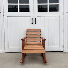 Load image into Gallery viewer, redwood outdoor rocking chair