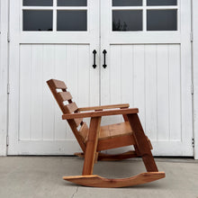 Load image into Gallery viewer, redwood outdoor rocking chair