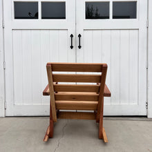 Load image into Gallery viewer, redwood outdoor rocking chair