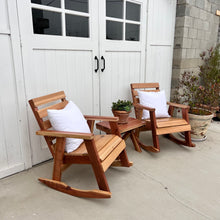 Load image into Gallery viewer, redwood outdoor rocking chair