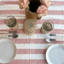 Load image into Gallery viewer, Philippe Brick White Linen Tablecloth