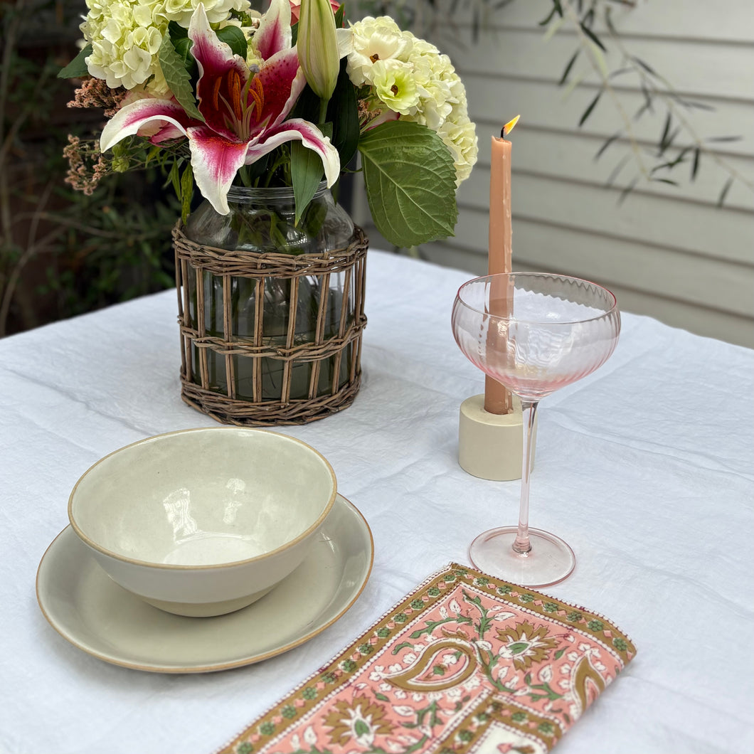 The GiGi Pink Coupe Glass
