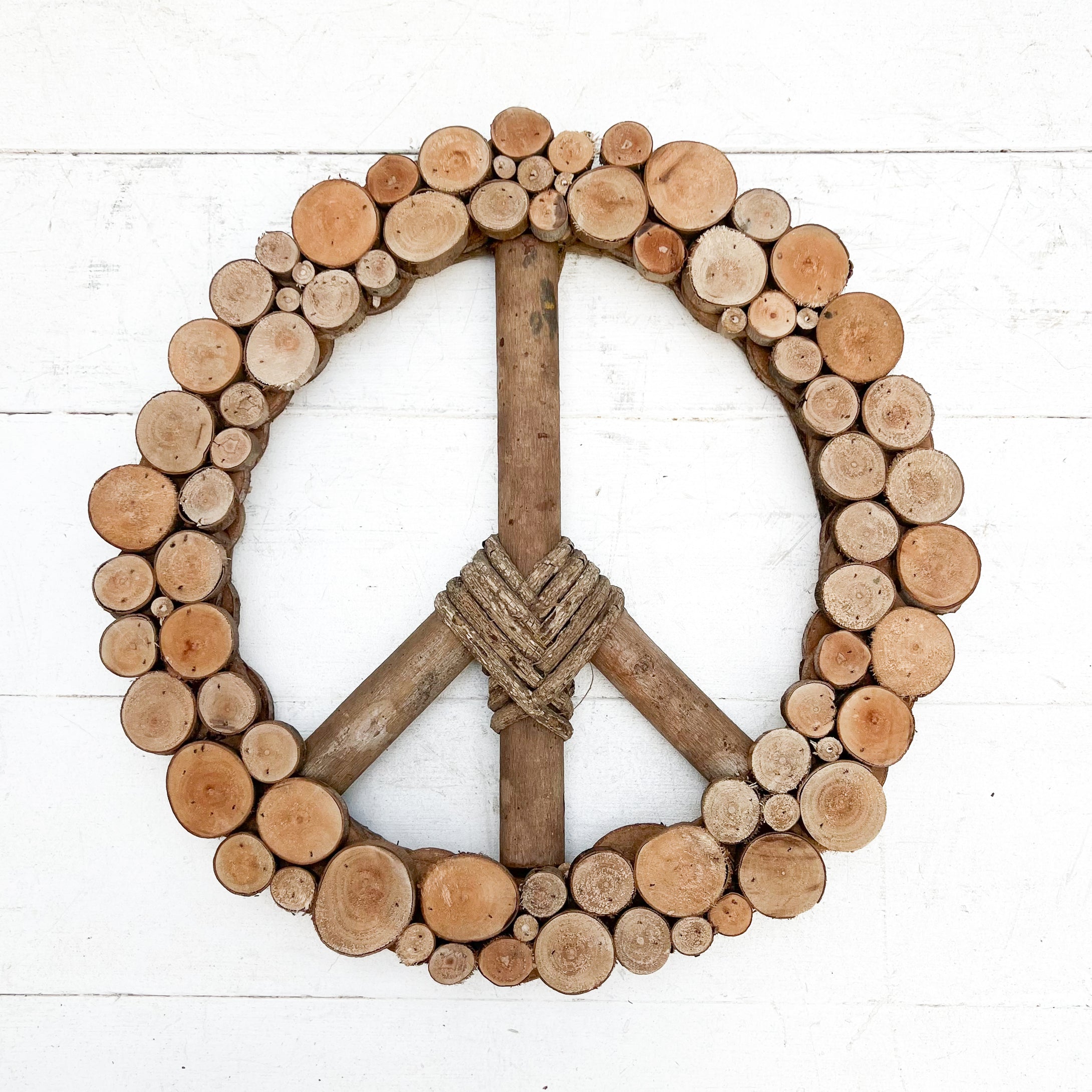 Layered Peace Wreath