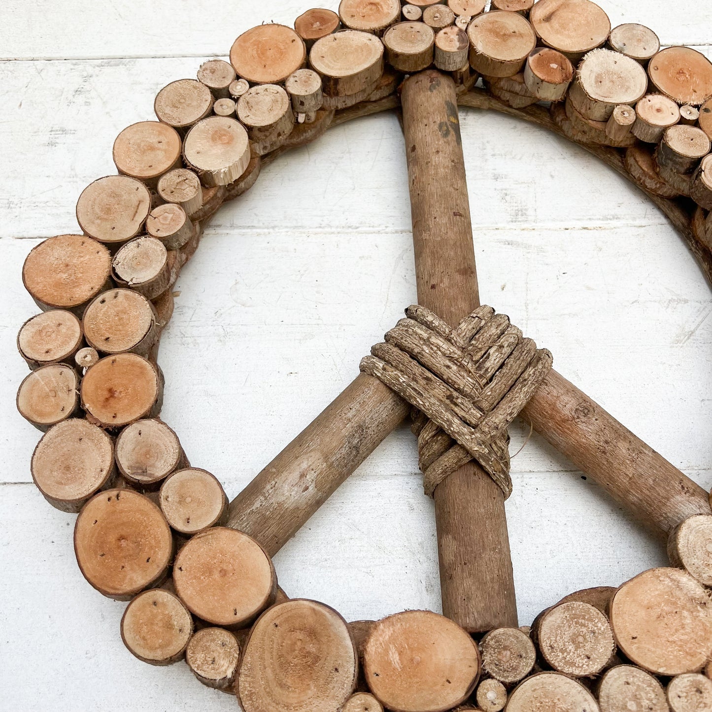 Layered Peace Wreath