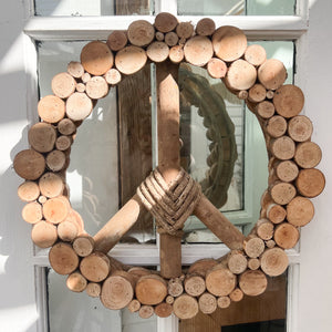 Layered Peace Wreath