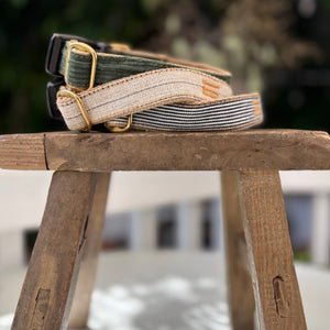 1" Engineer Stripe Dog Collar