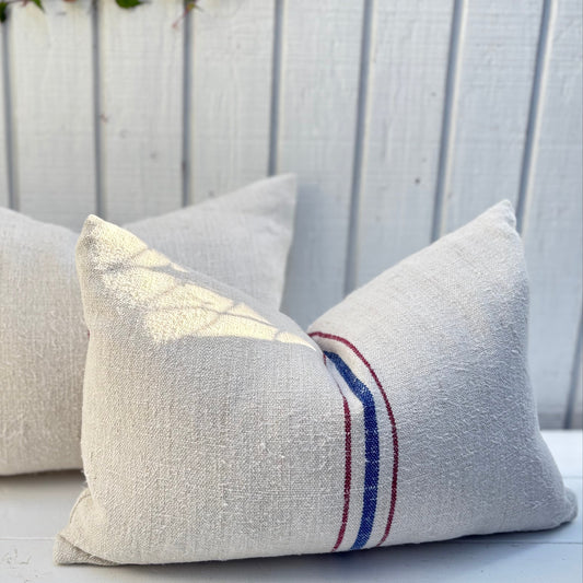 French Stripe Grain Sac Lumbar