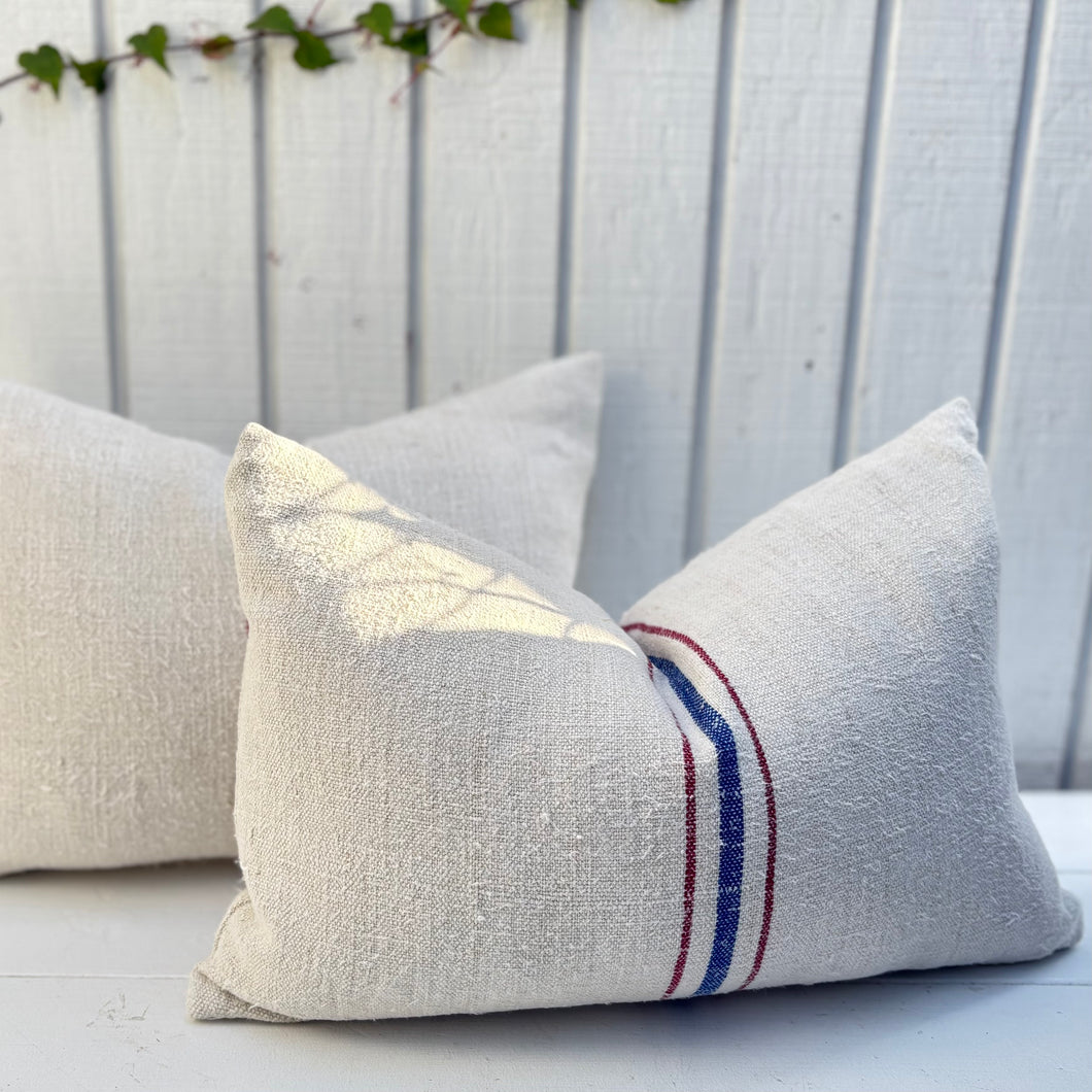 French Stripe Grain Sac Lumbar