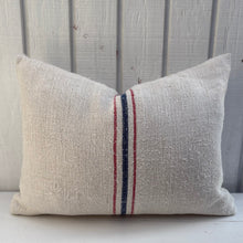 Load image into Gallery viewer, French Stripe Grain Sac Lumbar