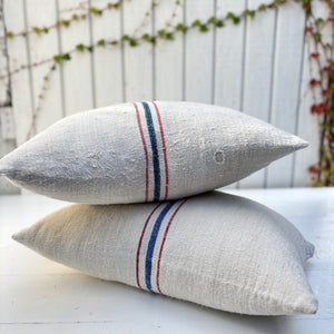 French Stripe Grain Sac Lumbar