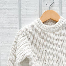 Load image into Gallery viewer, Chunky Braided Oversized Baby Sweater-CoCo Speckled
