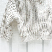 Load image into Gallery viewer, Chunky Braided Oversized Baby Sweater-CoCo Speckled