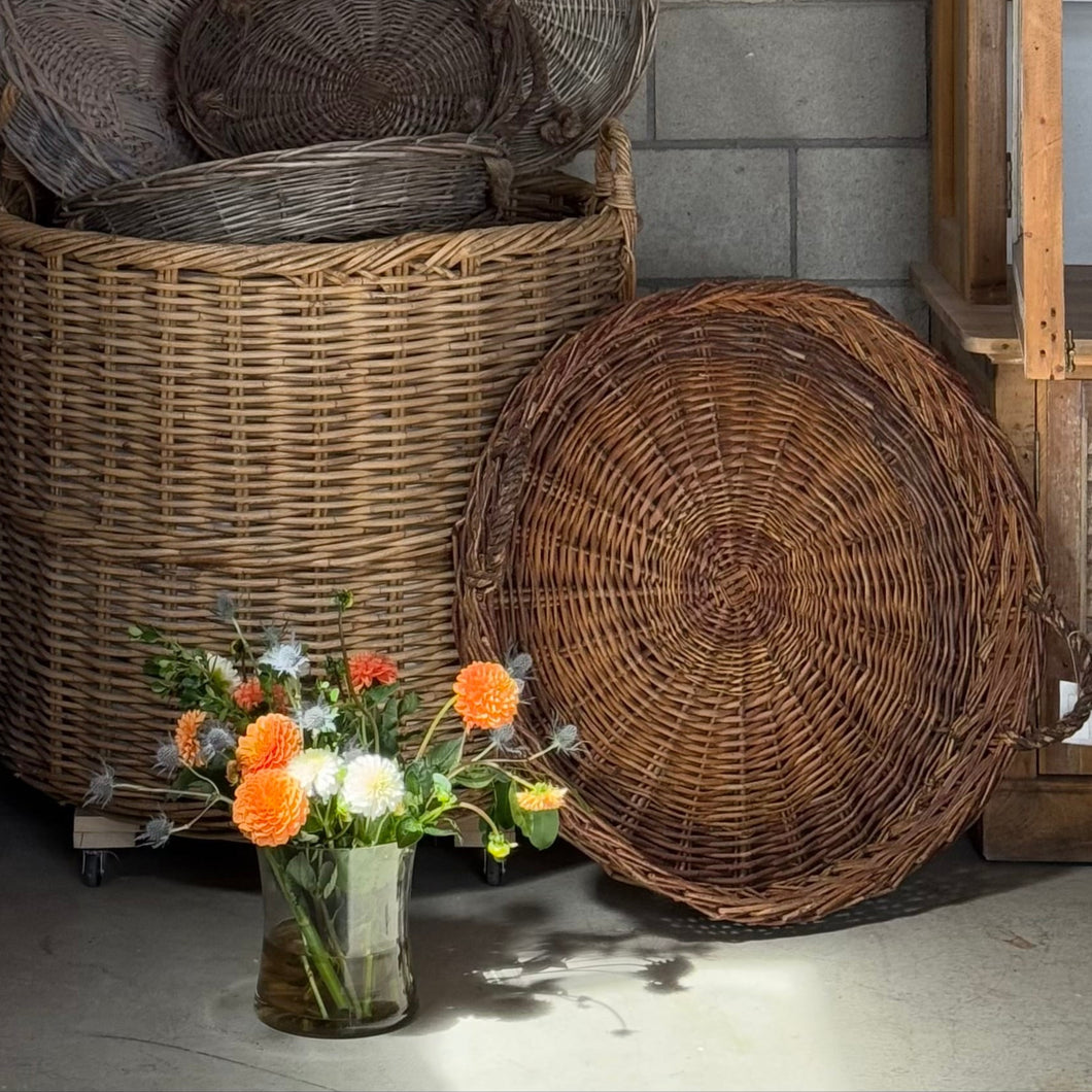 Vintage Flower Drying Basket