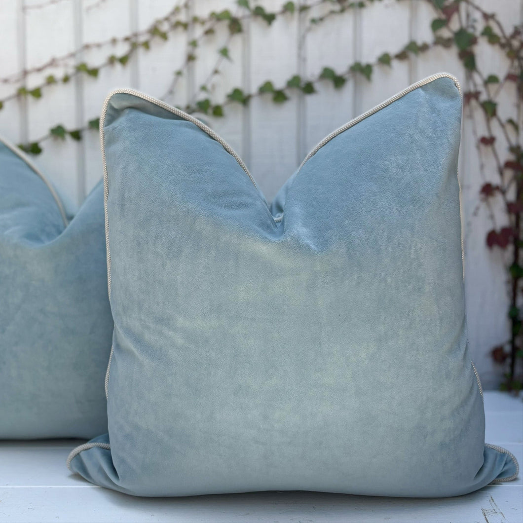 Mile Harbor Velvet Pillow