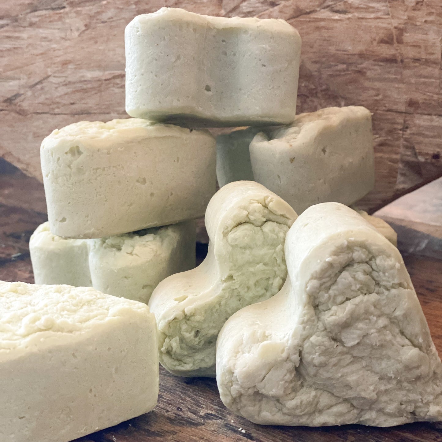 French Clay, Sage & Lemongrass Heart Soap