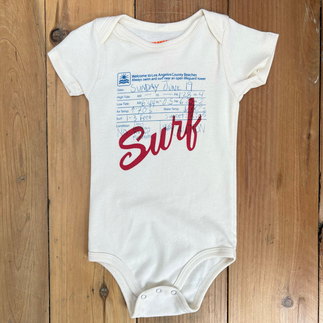 Surf Organic Baby Onesie