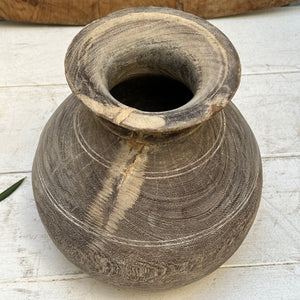 Round Madera Wood pots