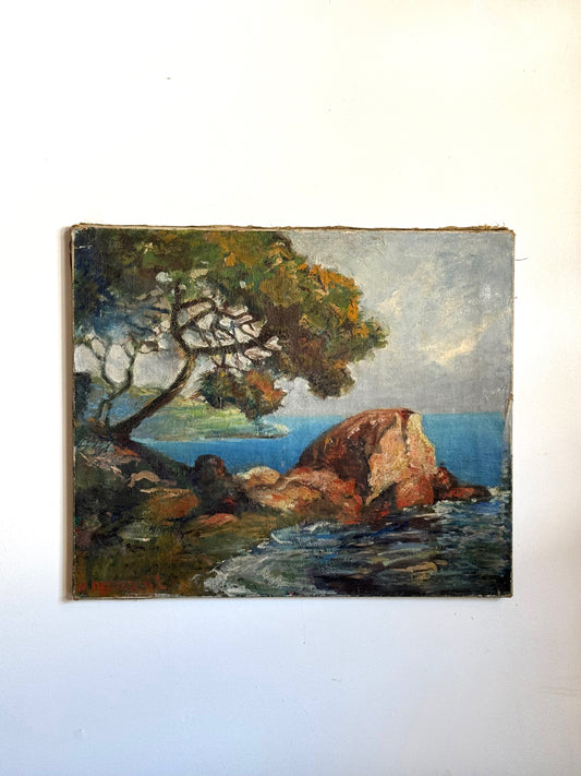 Rocky Point Vintage Painting