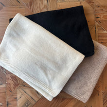 Load image into Gallery viewer, Black Cashmere Scarf