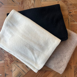 Black Cashmere Scarf