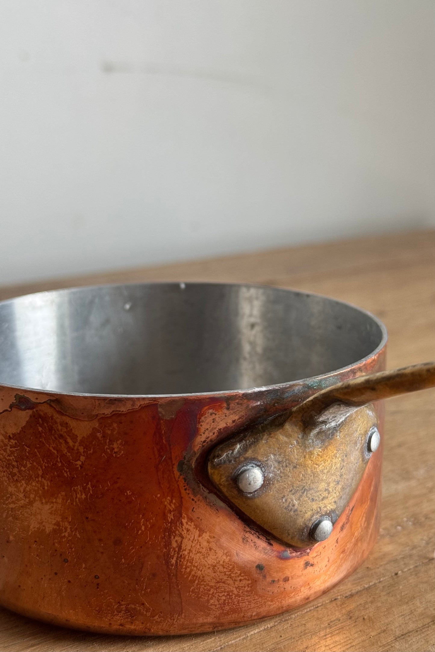 Small Vintage French Copper Pots