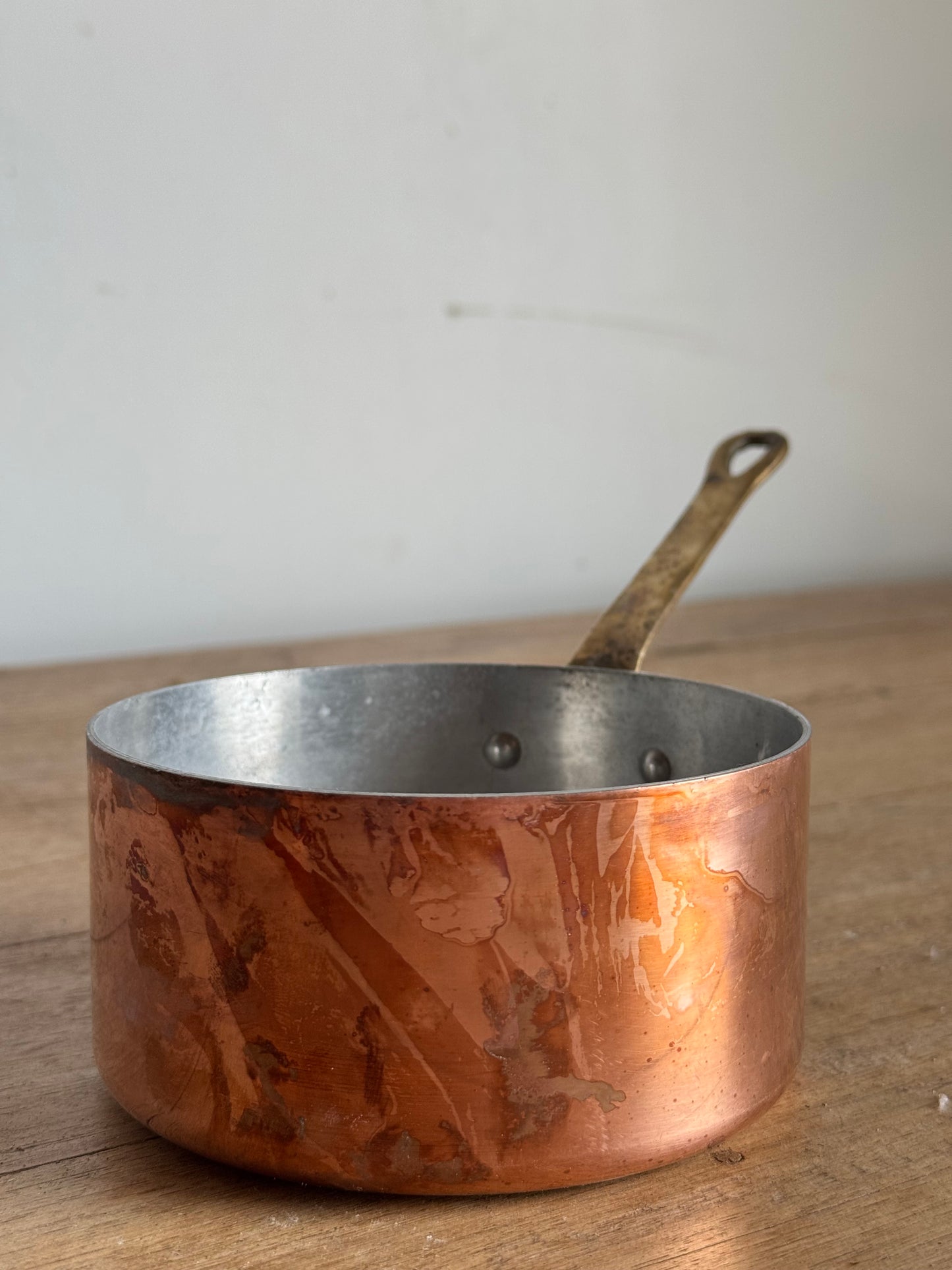 Small Vintage French Copper Pots