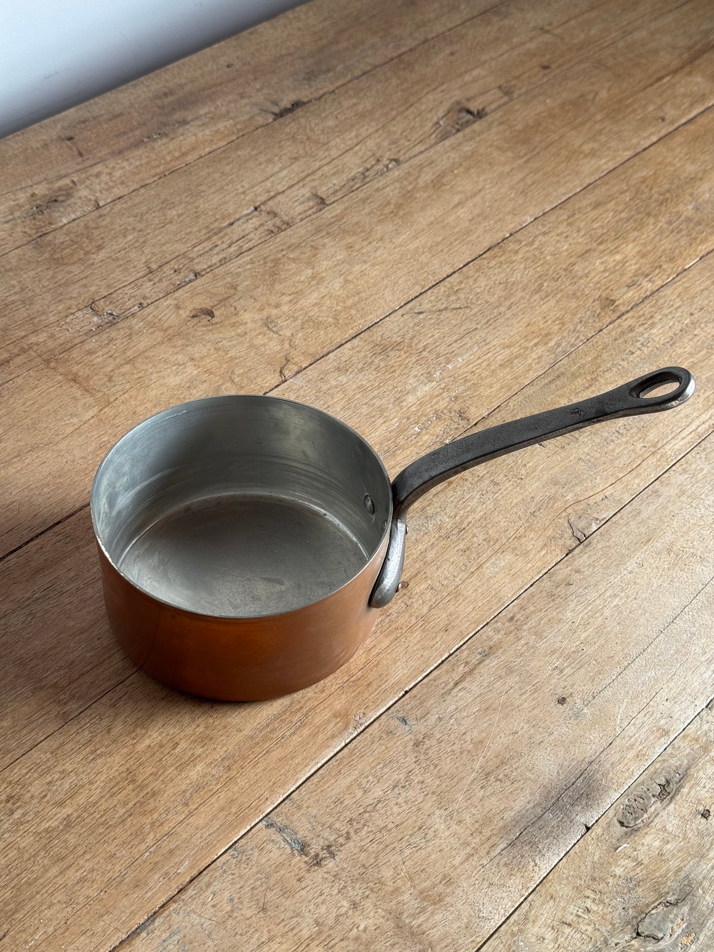Small Vintage French Copper Pots