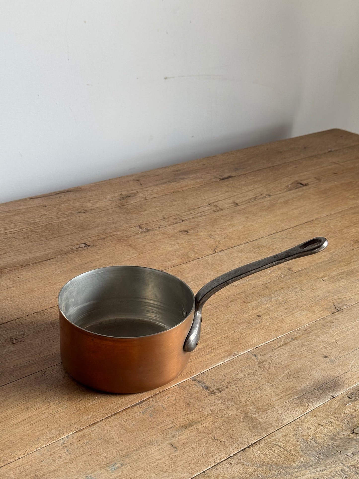 Small Vintage French Copper Pots