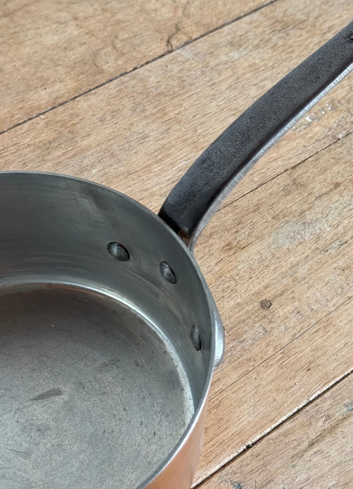Small Vintage French Copper Pots