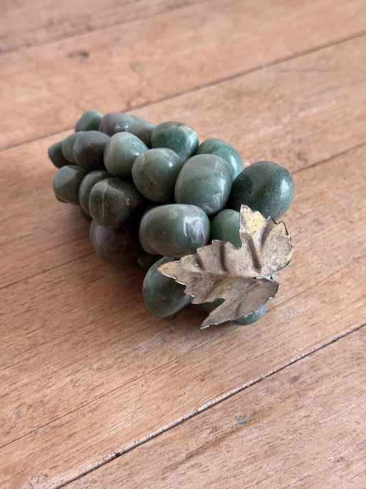 Vintage French Stone Grape Cluster
