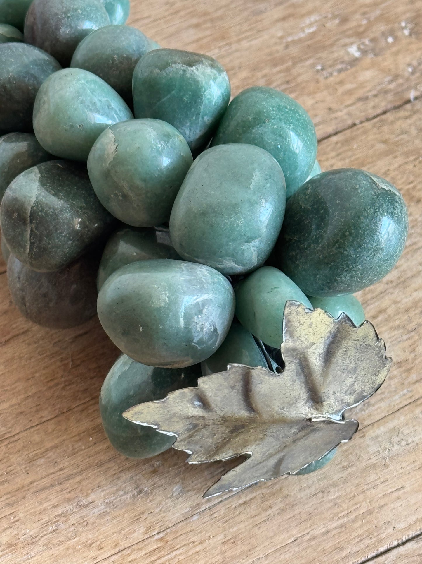 Vintage French Stone Grape Cluster