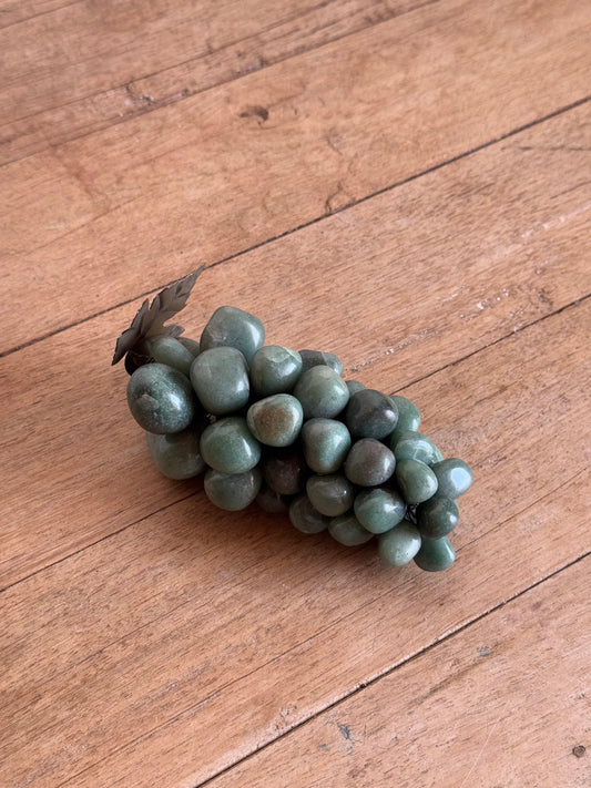 Vintage French Stone Grape Cluster