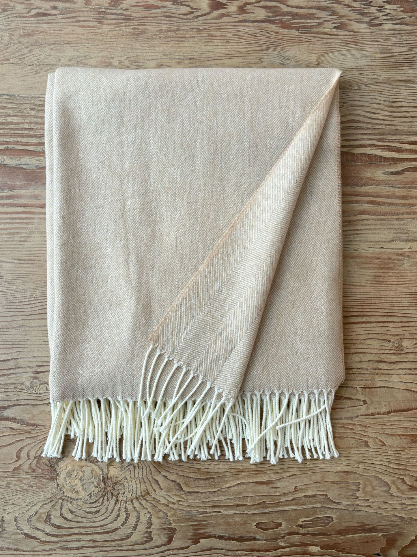Herringbone Throw-Soft Linen