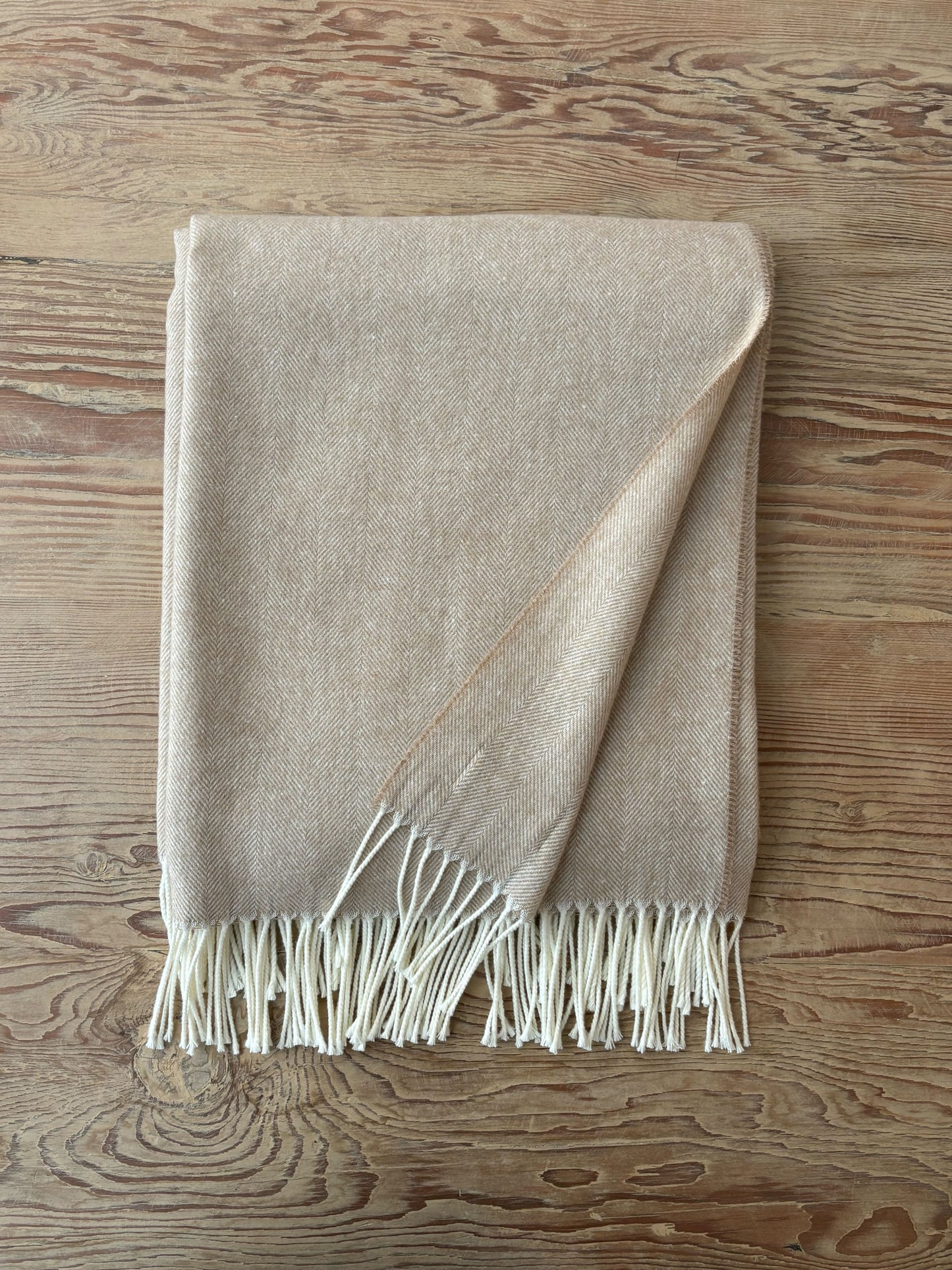 Herringbone Throw-Dune