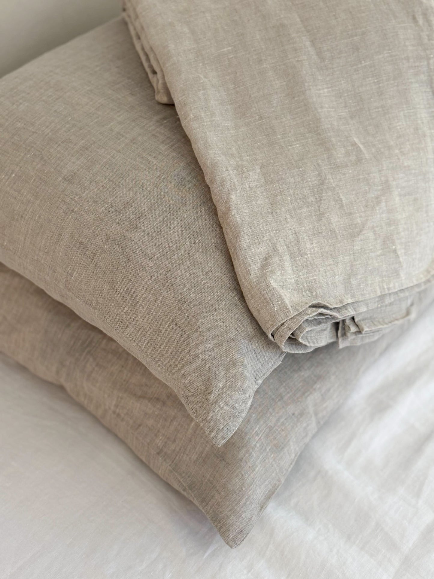 T&D Melange Linen Sheet Set