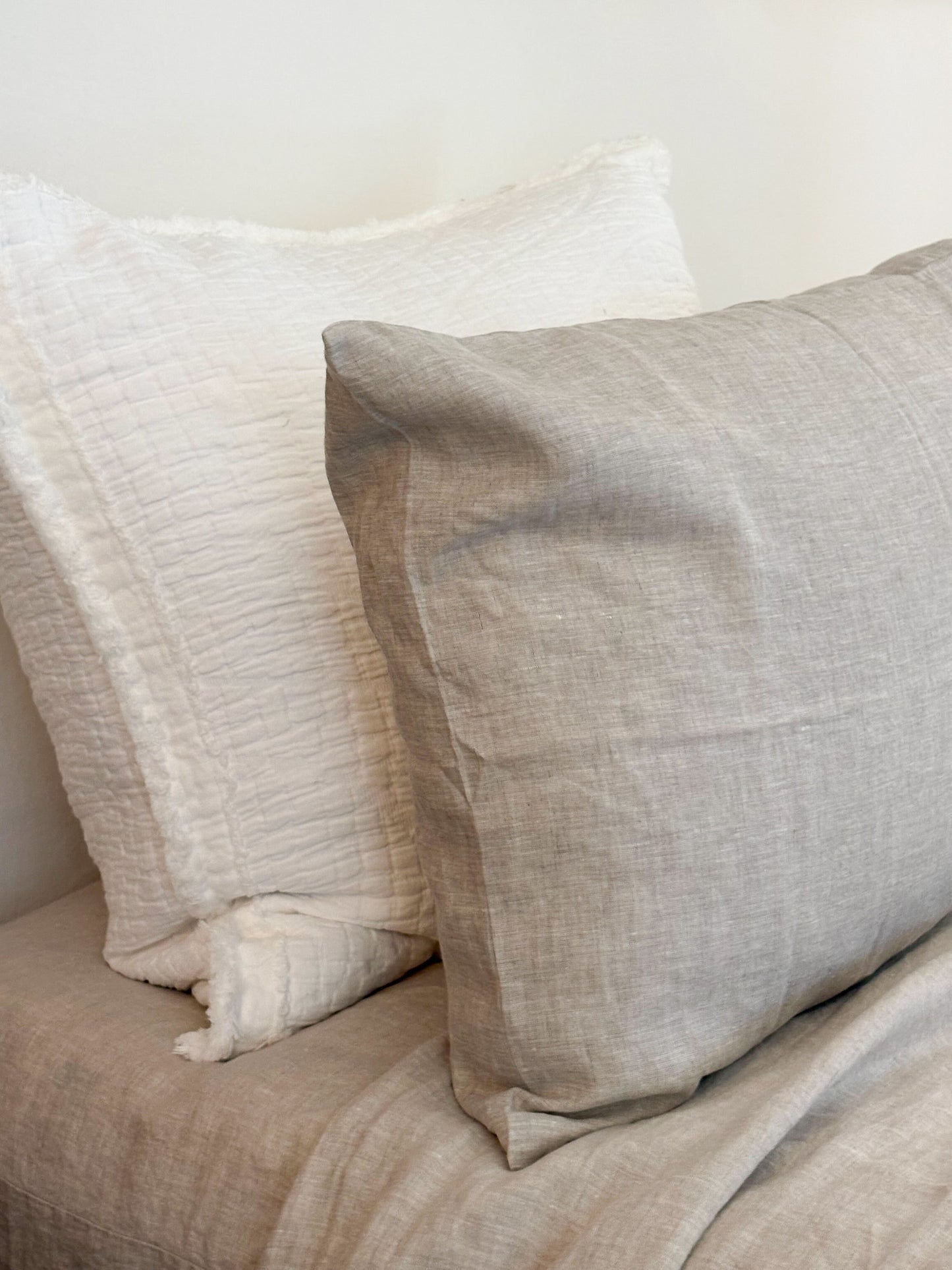 T&D Melange Linen Sheet Set