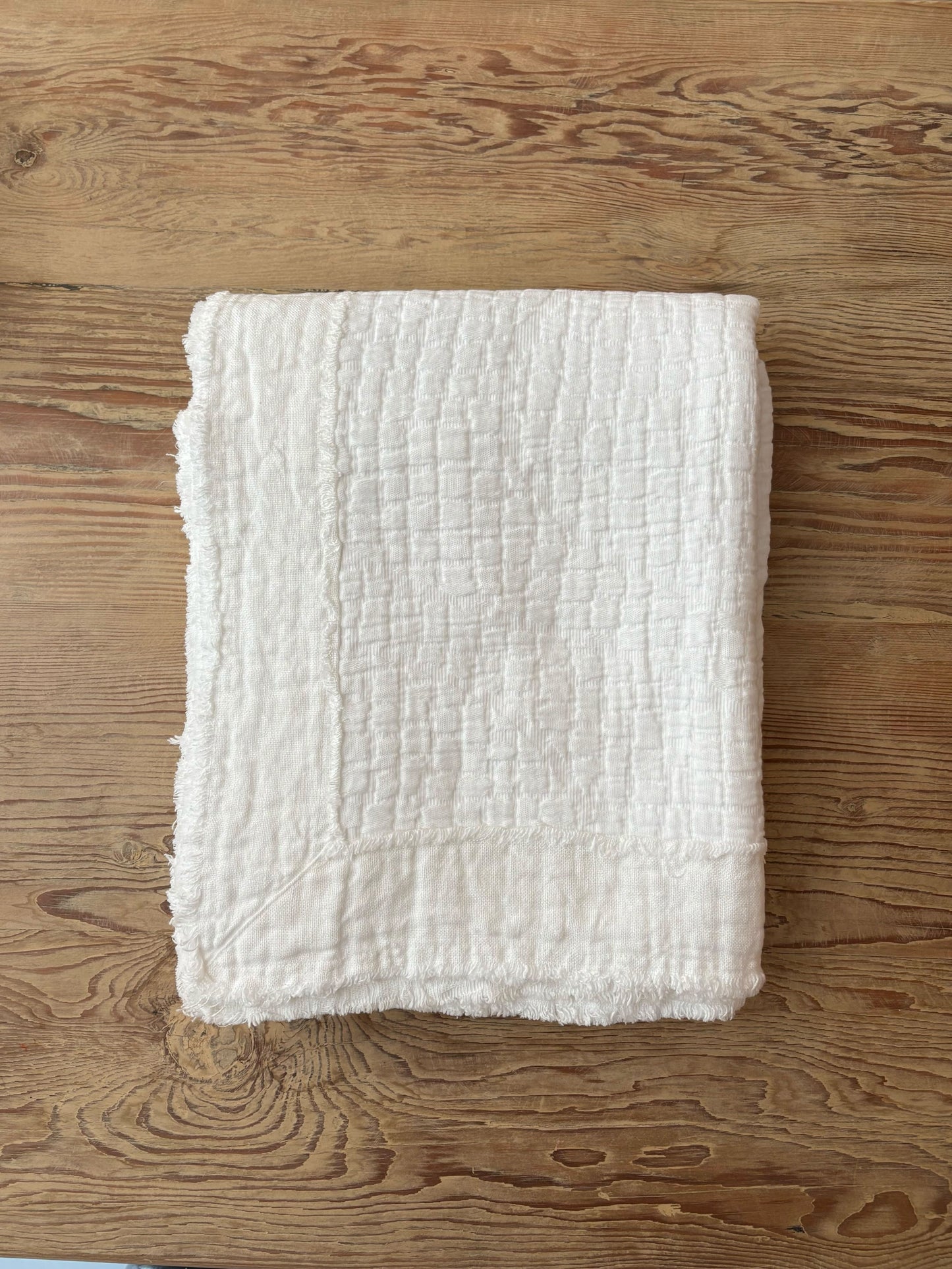 Merci Throw-White
