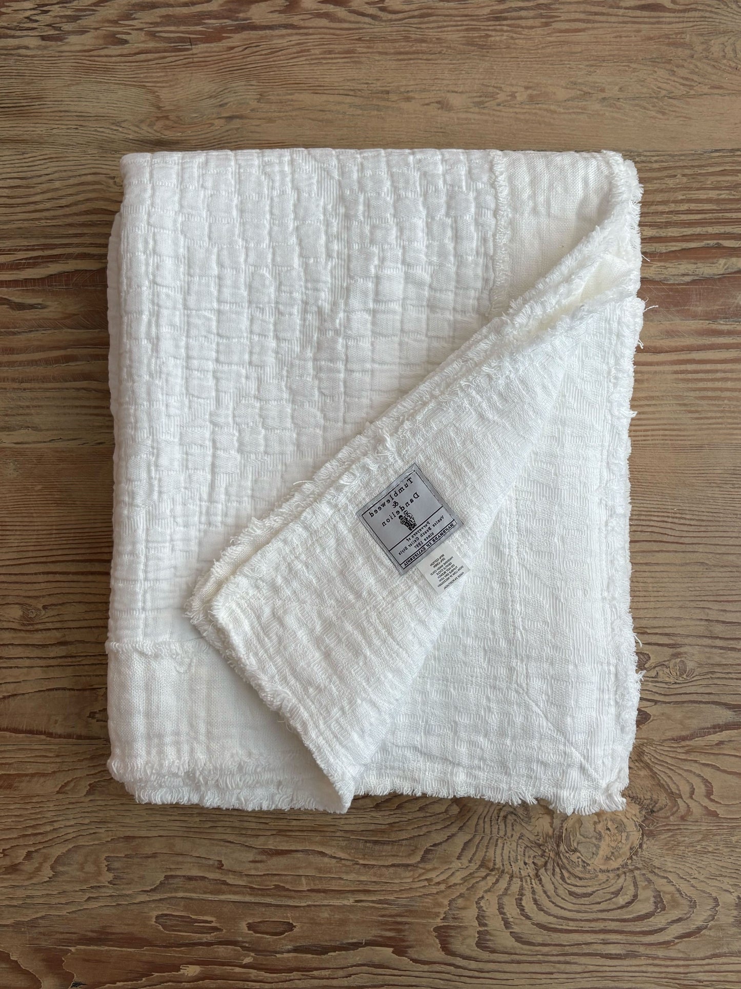 Merci Throw-White